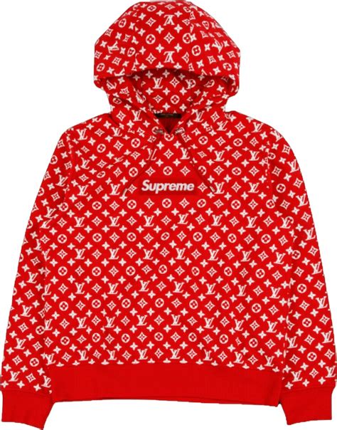 supreme x louis vuitton box logo hooded sweatshirt|authentic louis vuitton supreme hoodie.